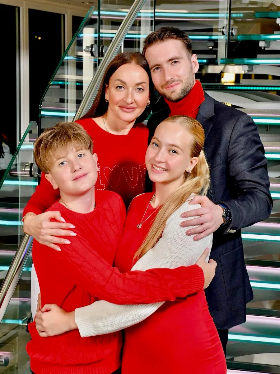 Natalya Voroj, CPA, with her three children — the family ARKSEDAN is named after